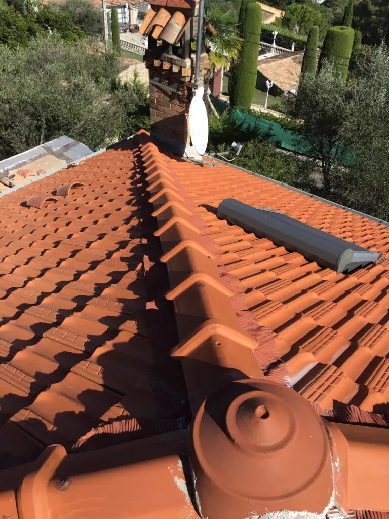 Toiture neuve après réfection complète