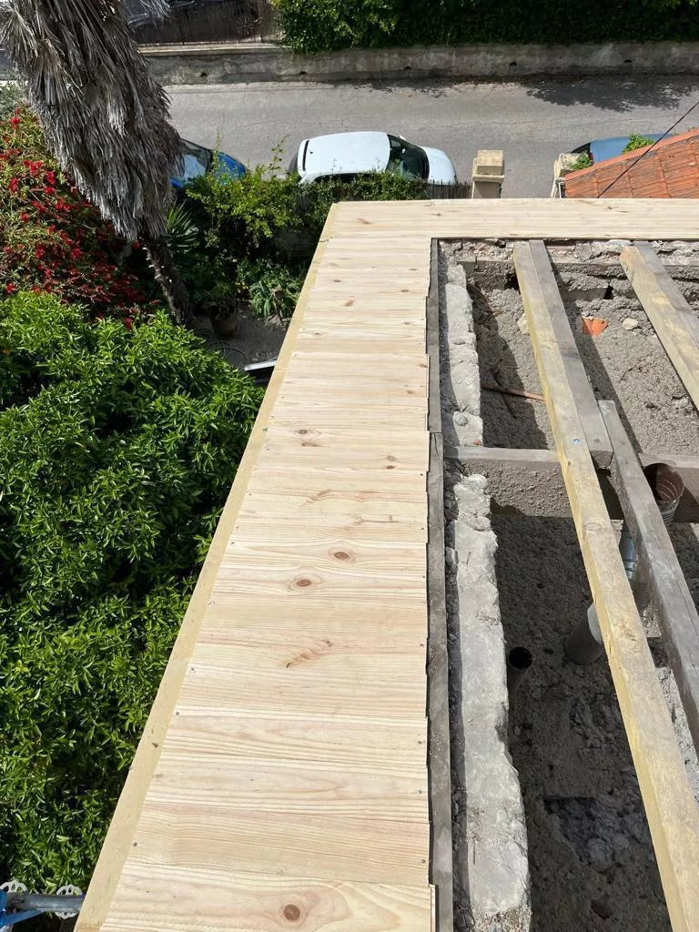 Rénovation d’une toiture plate sur une annexe